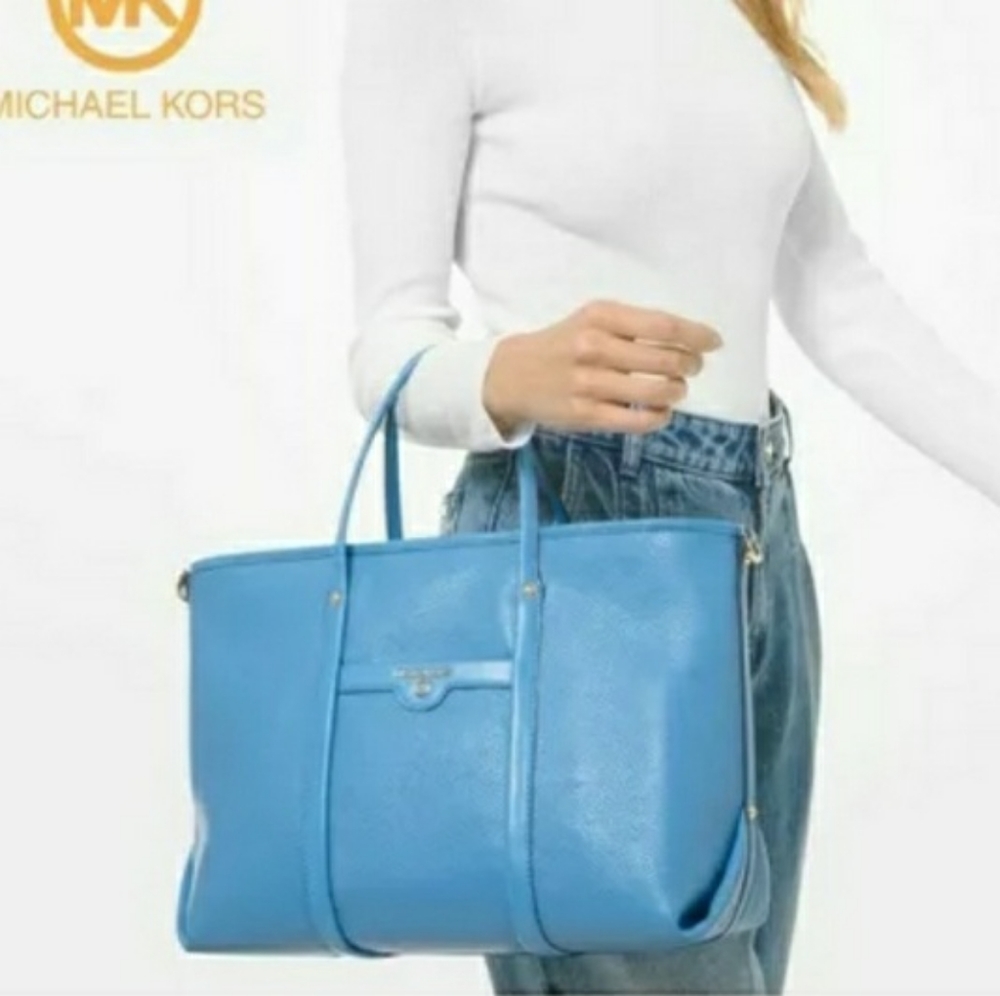 🆕 NWOT Michael Kors Large Beck Tote - Picture 3 of 9